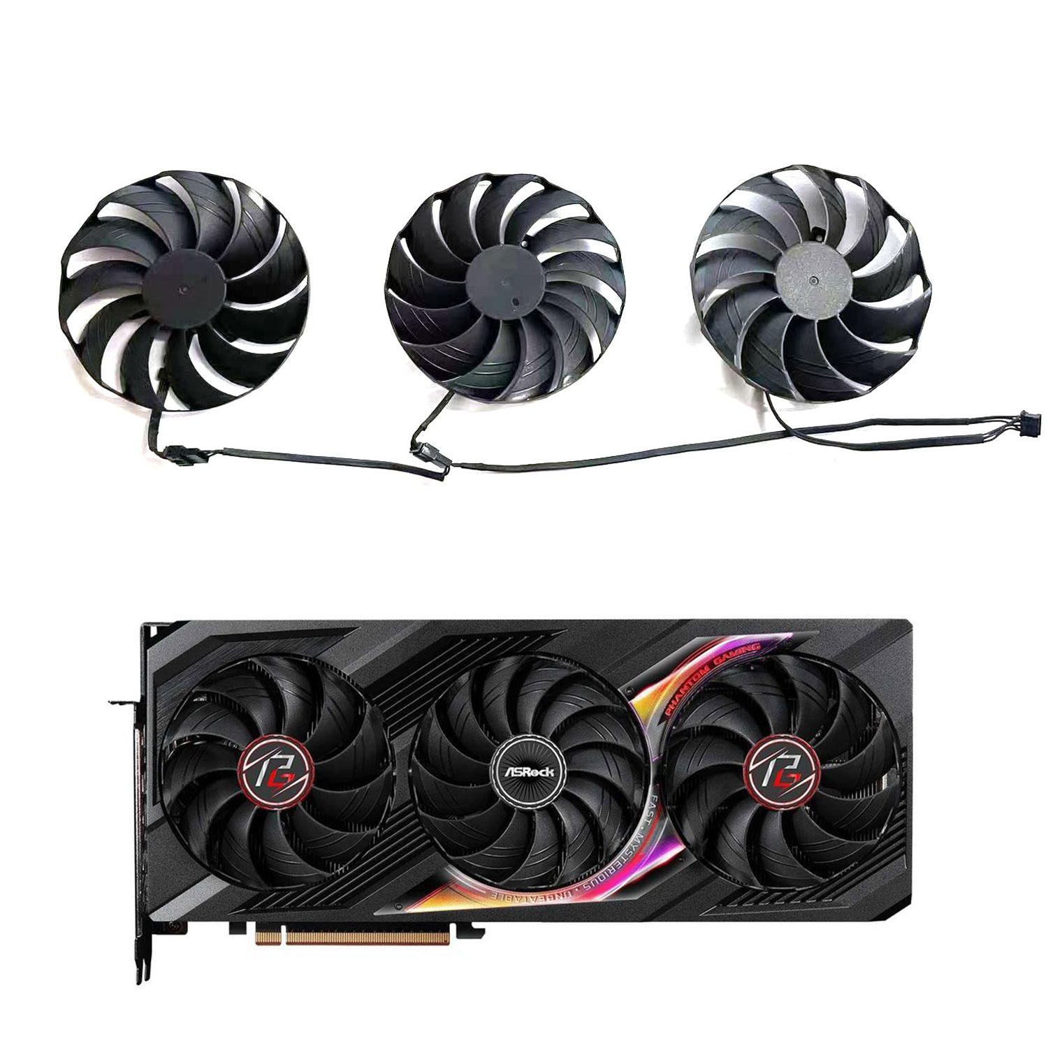 Rx 7800 Xt 16Gb - Vervangende ventilator voor Asrock Radeon RX